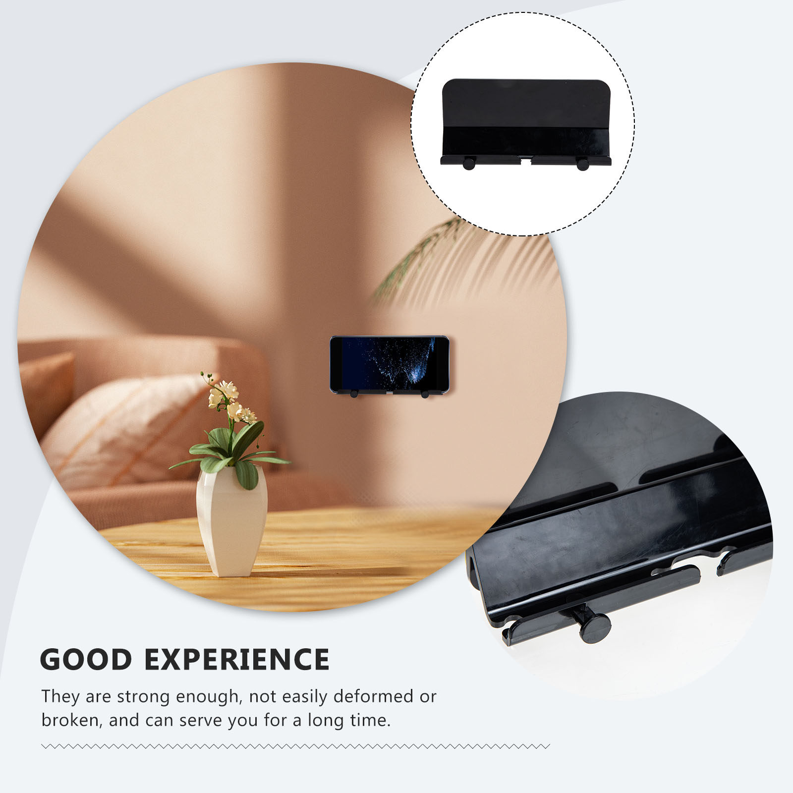 Wall Mount Speaker - Phone Charging Stand Wall Mounted Abs