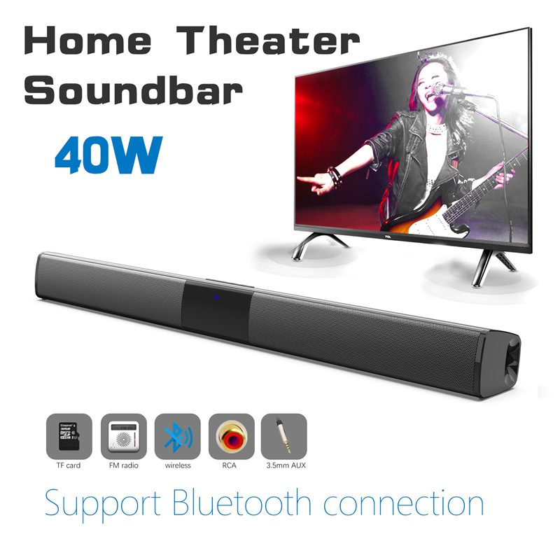 Home Cinema Audio System - 40W Không Dây Bluetooth 5.0 Soundbar