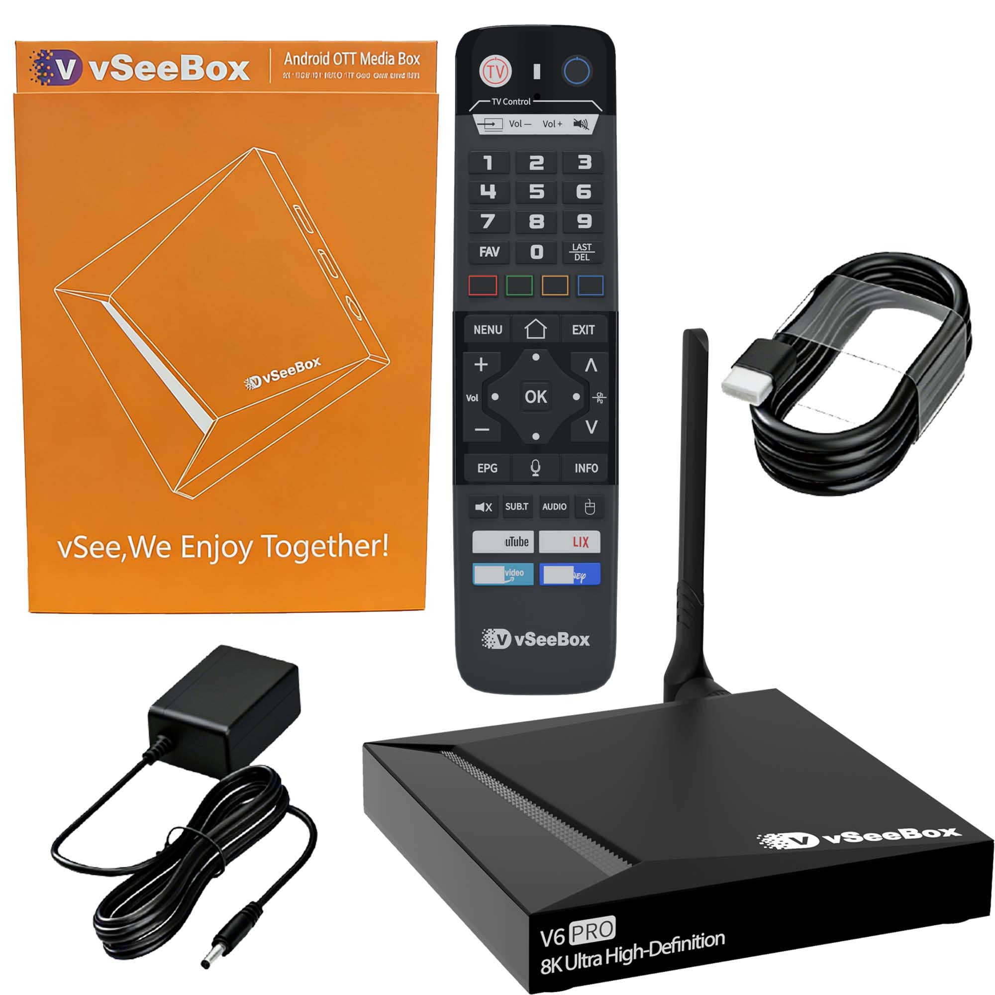 Home Cinema Google - VSeeBox V6 Pro 2026 Newest, 4GB