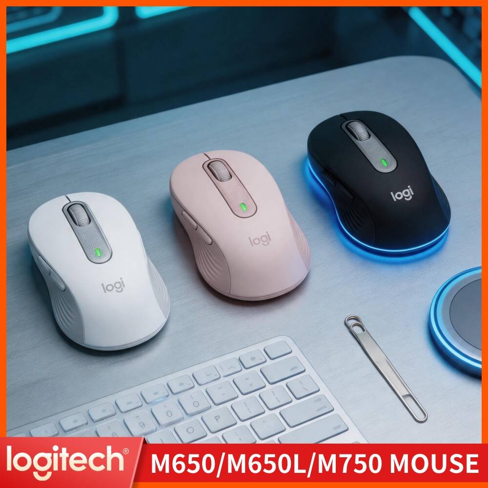 Logitech Home Cinema - Logitech M650/M650L Wireless Ergonomic Mouse -