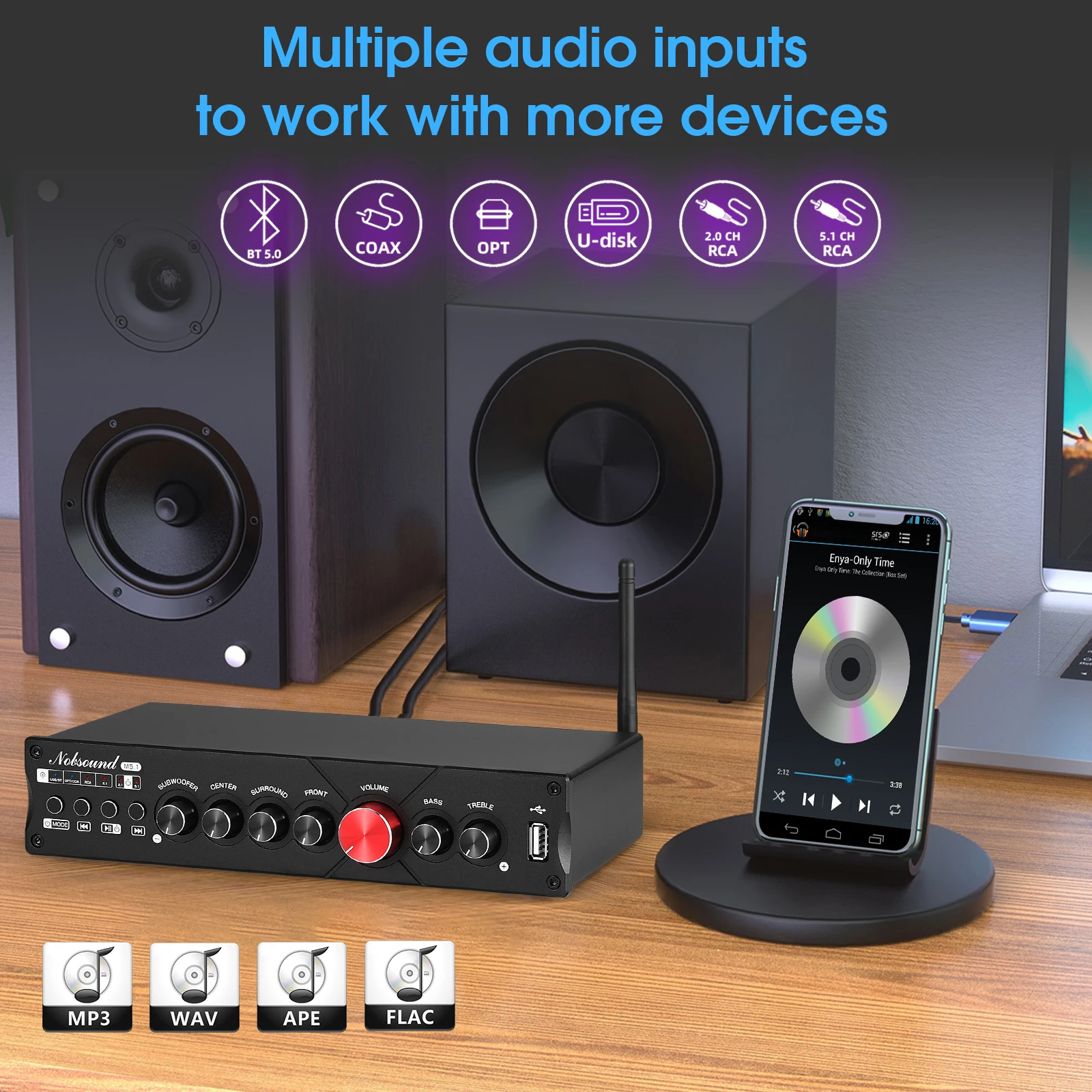 Nobsound M5.1 Digital Bluetoot - đánh giá và giá Home Cinema Samsung 5.1