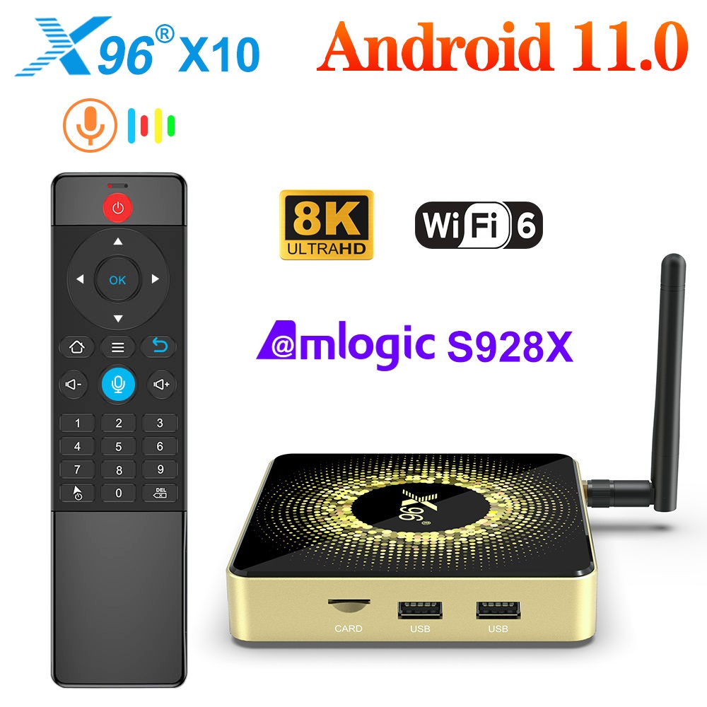 X96 X10 Amlogic S928X-J TV Box - đánh giá và giá Home Cinema Google