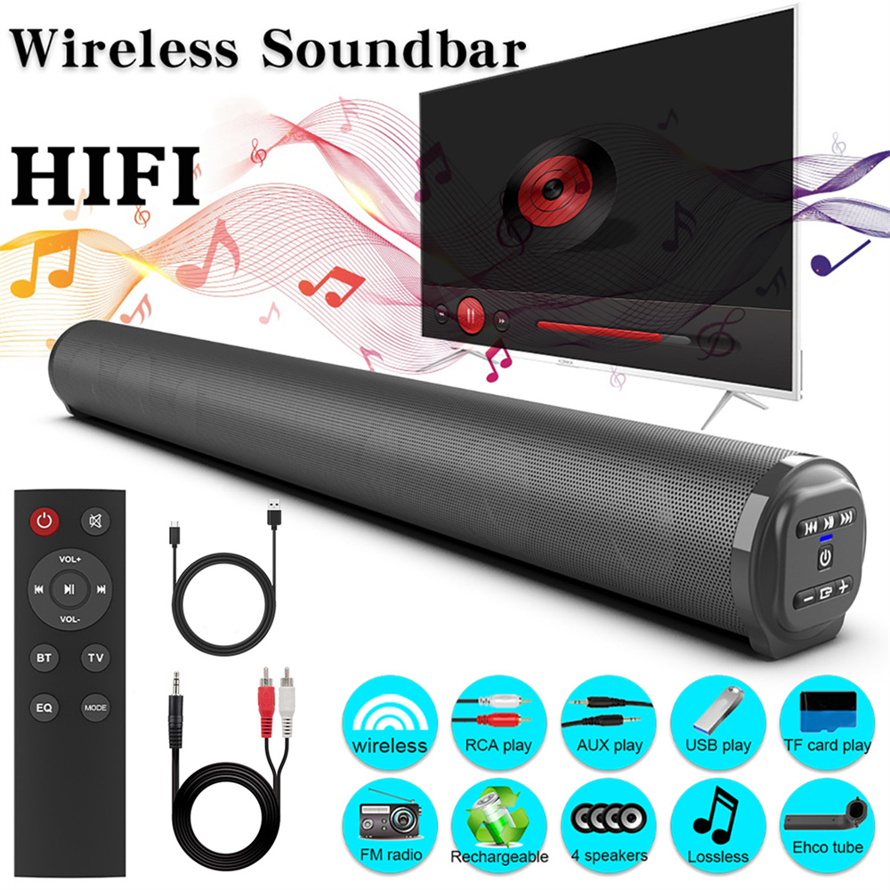 Sound Bar TV Sound System Blue - đánh giá và giá Home Cinema With Wireless Rear Speakers