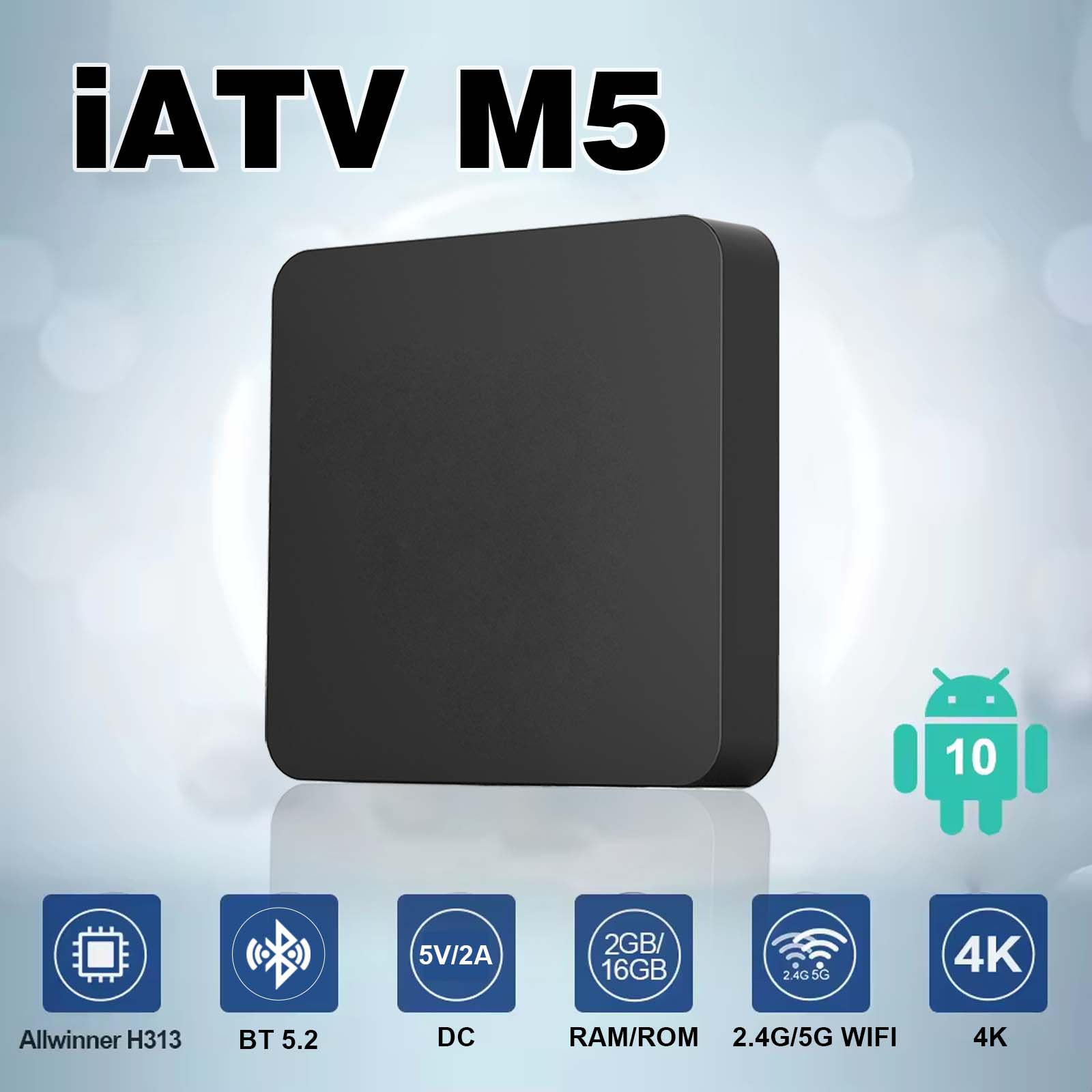 BOXPUT IATV M5 TV Box Android  - đánh giá và giá Home Cinema Google