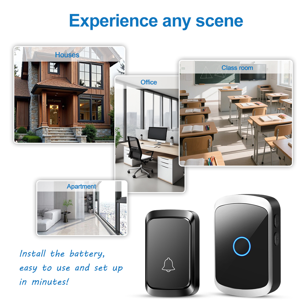 Smart Wireless Doorbell Door C - đánh giá và giá Home Cinema Kit