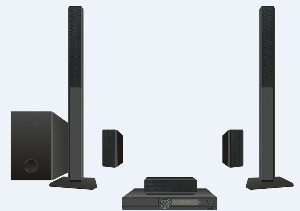 2025 Newest 5.1ch Speakers Hom - đánh giá và giá Home Cinema With Wireless Rear Speakers