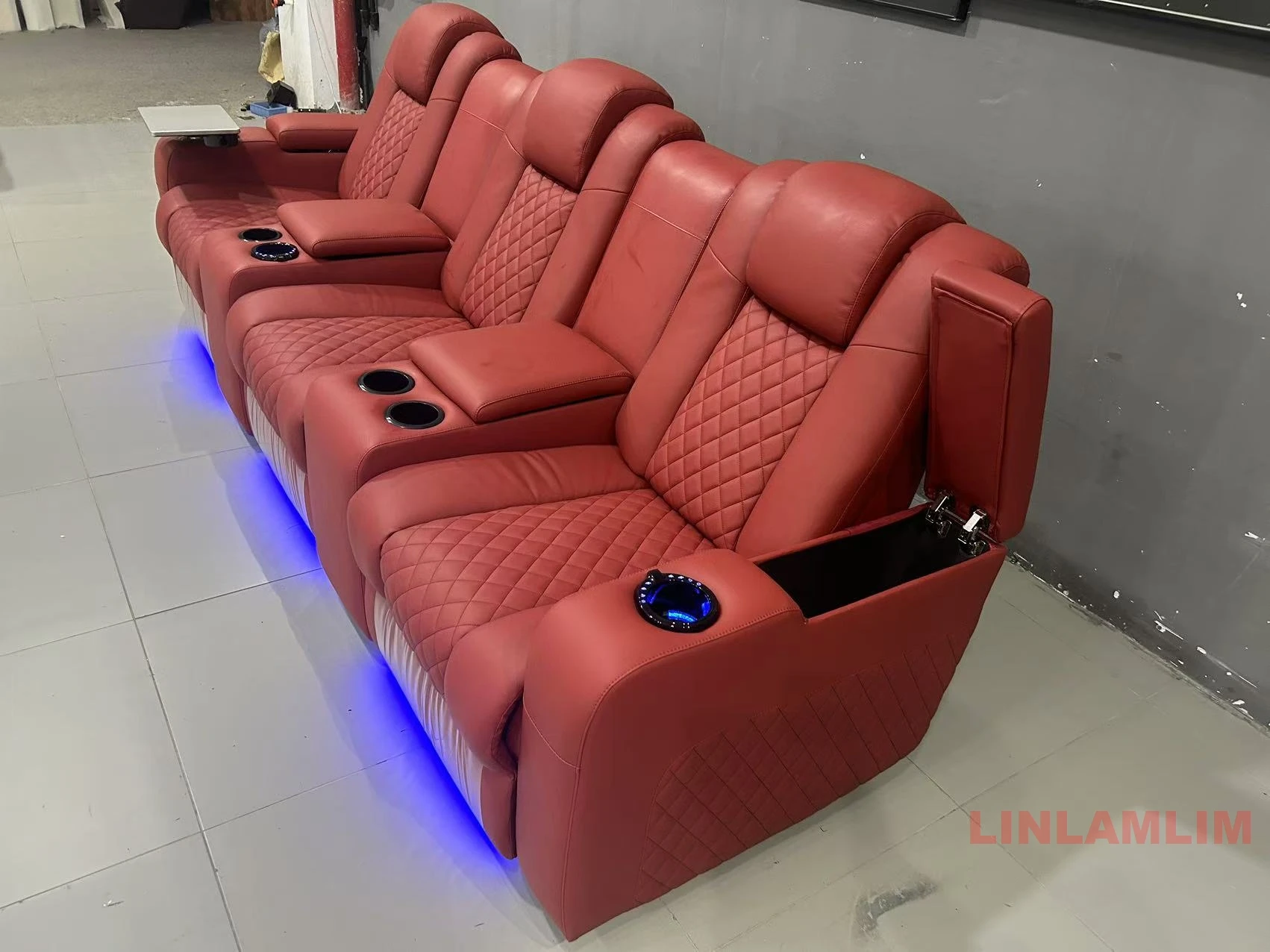 Linlamlim Luxury 3-Seat Reclin - đánh giá và giá Home Cinema Couch