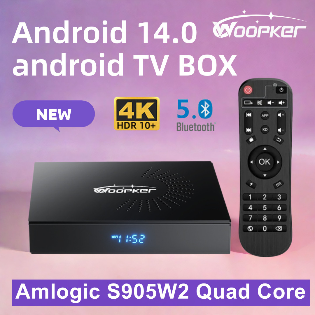 Woopker KW2 Android 14 TV Box  - đánh giá và giá Home Cinema Google