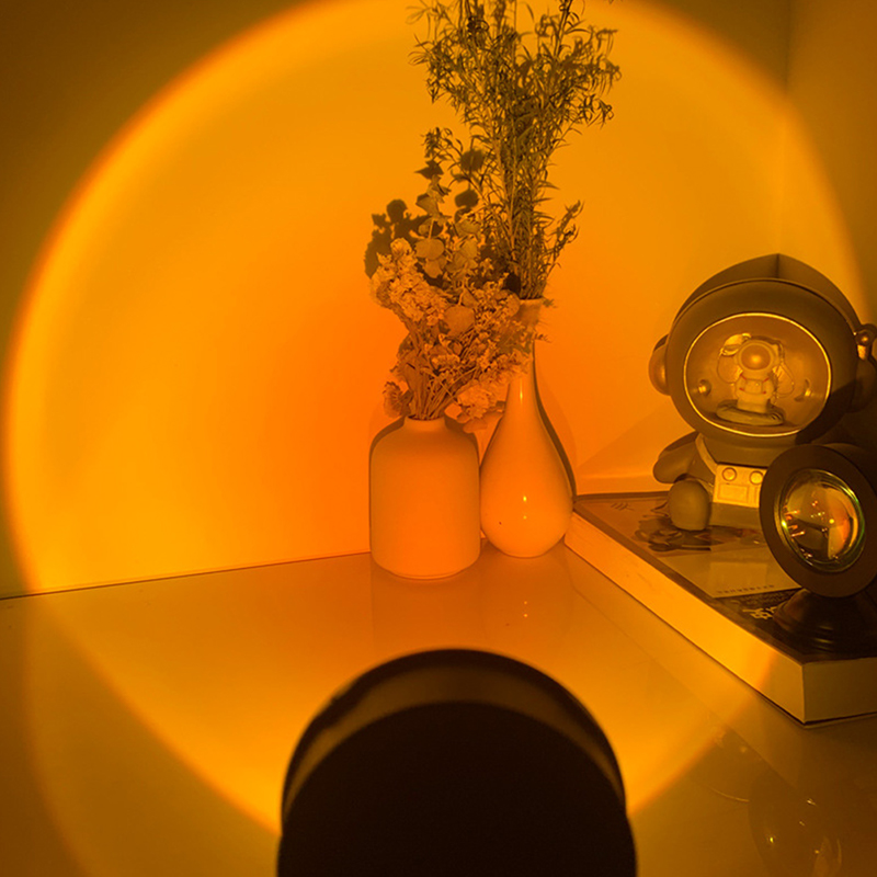 Led USB Sunset Lamp Projector  - đánh giá và giá Home Cinema Led Projector