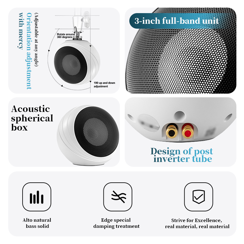 Oupushi ceiling mounted wall m - đánh giá và giá Wall Mount Speaker