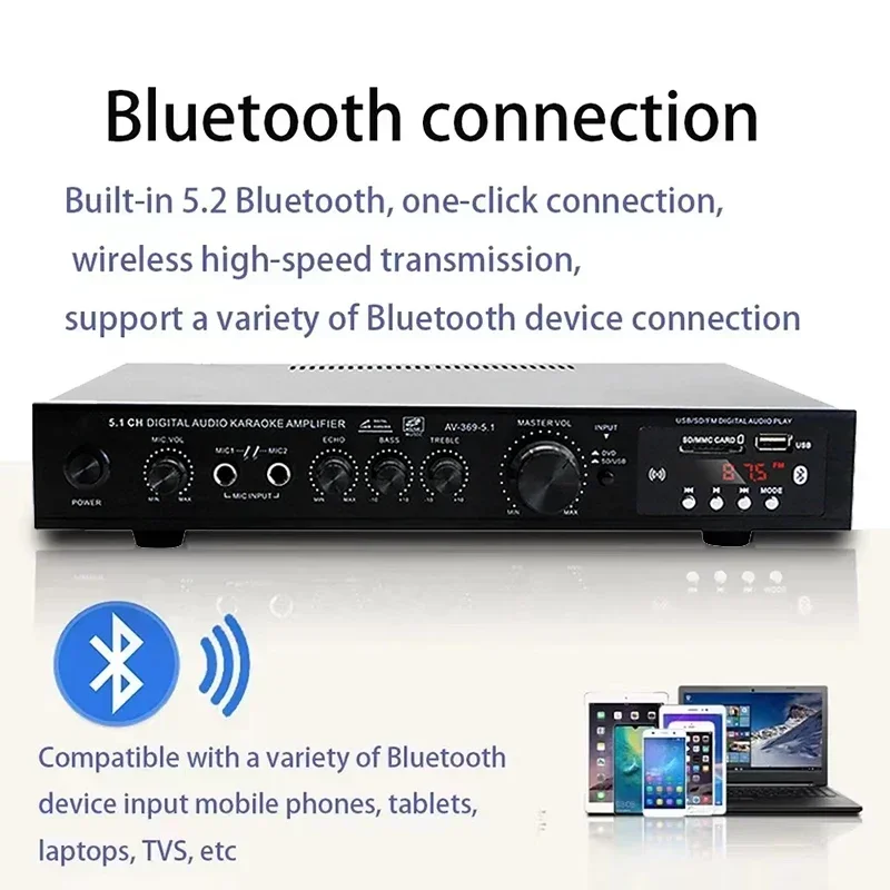 AV-369BT Bluetooth 5.1 Sound S - đánh giá và giá Home Cinema Audio System