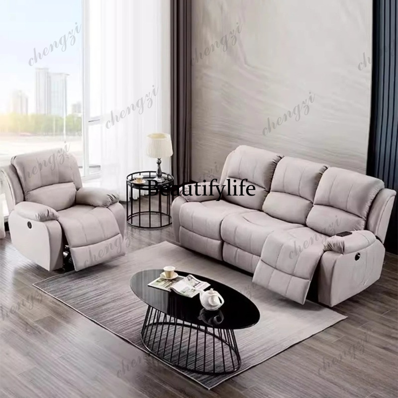 Genuine Leather Manual Electri - đánh giá và giá Home Cinema Couch