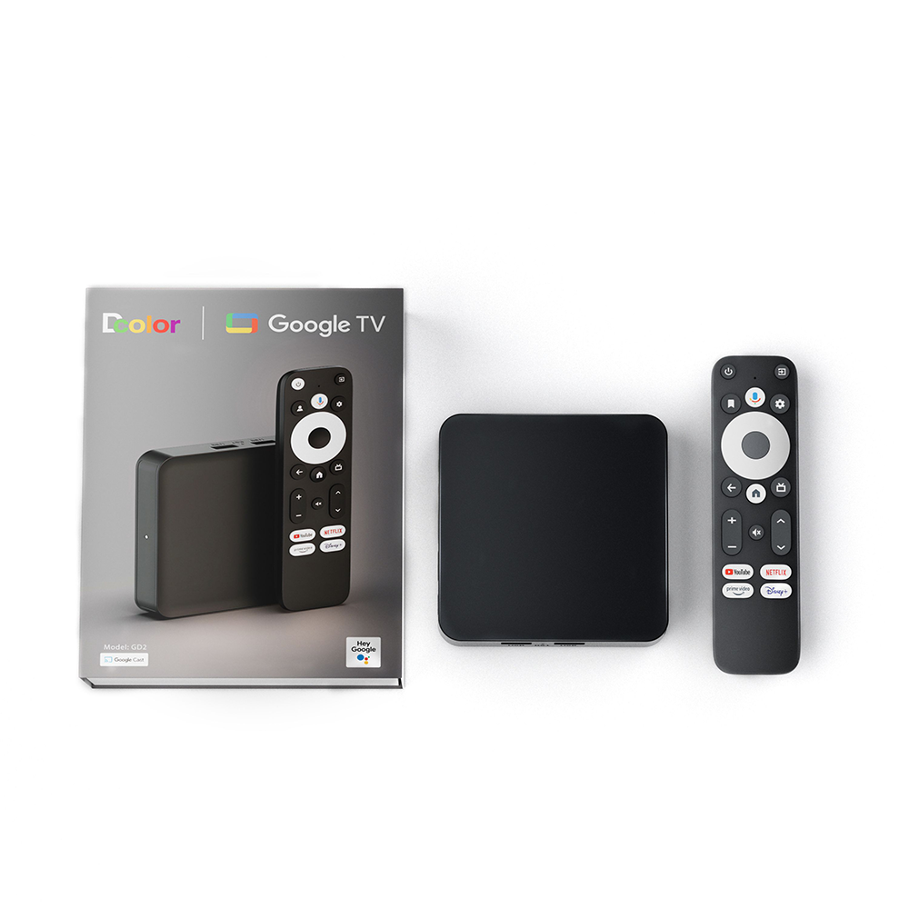 Dcolor GD2 4K Smart Android 12 - đánh giá và giá Home Cinema Google