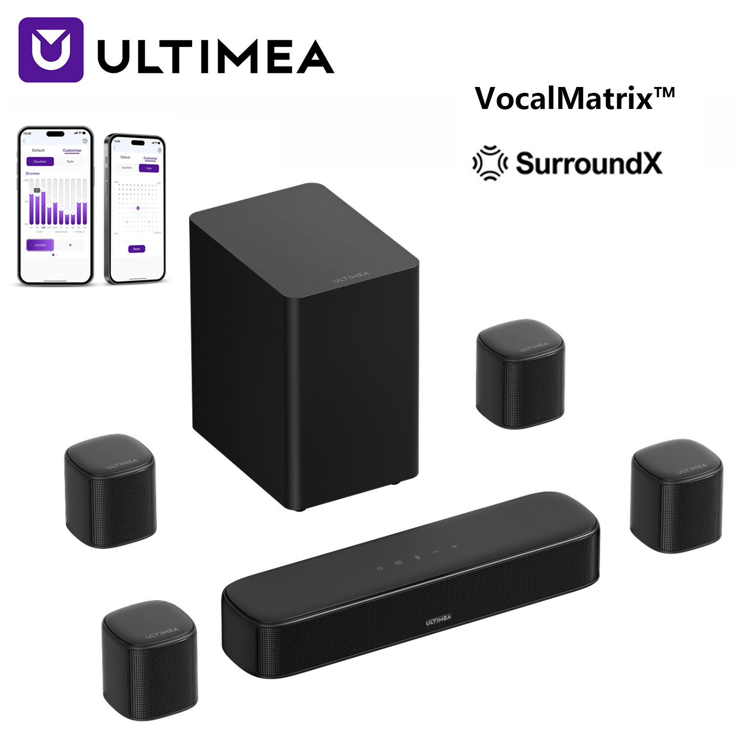 ULTIMEA Aura S4T 7.1CH Soundba - đánh giá và giá Home Cinema With Wireless Rear Speakers