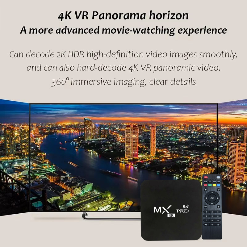 MX-Pro Smart TV Box 4K HD Andr - đánh giá và giá Home Cinema Dolby Atmos