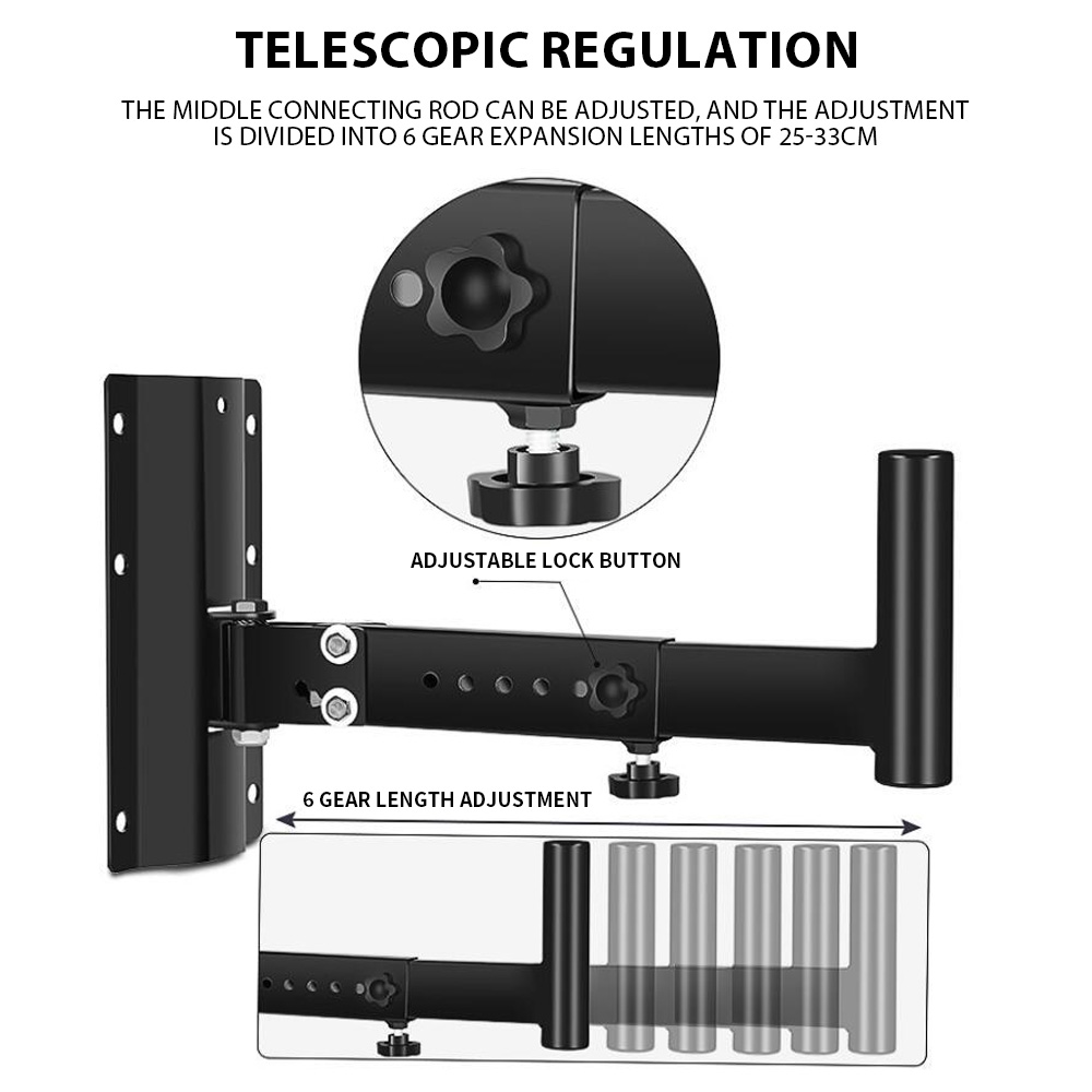 1 Pair Speaker Wall Mounts Bra - đánh giá và giá Wall Mount Speaker