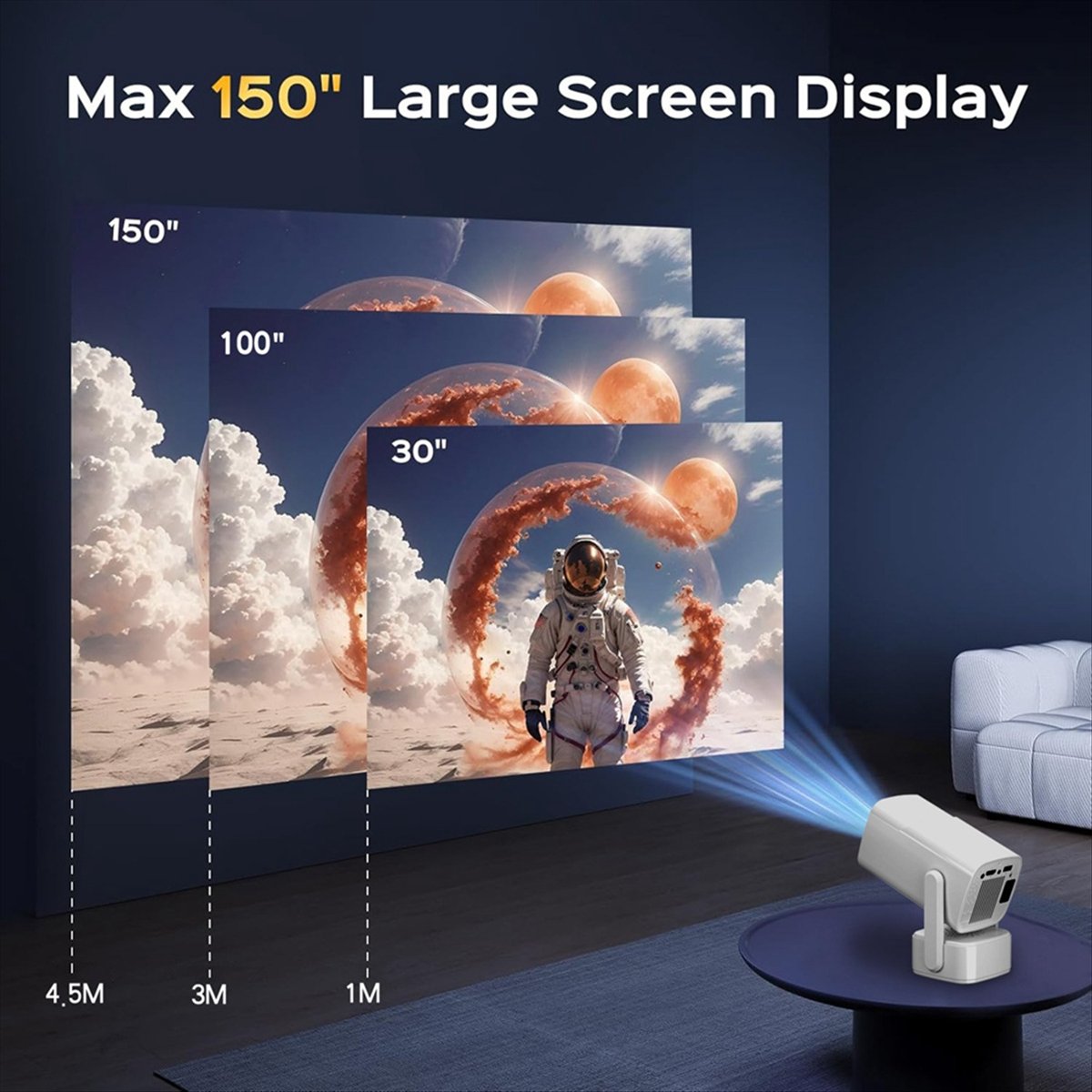 *ONE DAY Y7S Mini Smart Projec - đánh giá và giá Home Cinema Today