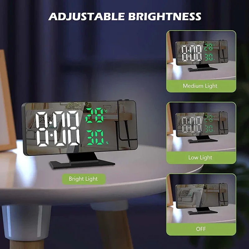 LED Digital Alarm Clock Projec - đánh giá và giá Home Cinema Led Projector
