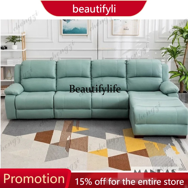 01A Leather Manual Electric Re - đánh giá và giá Home Cinema Couch