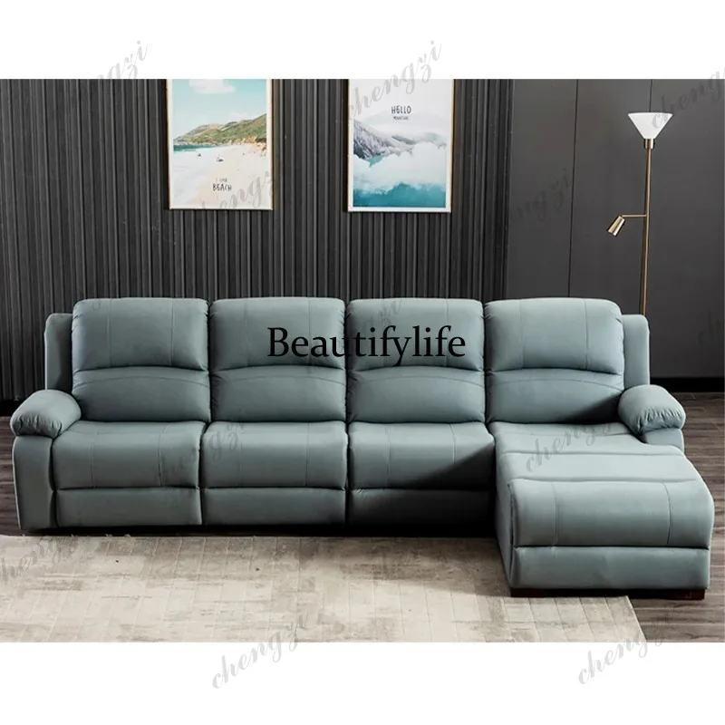 01A Leather Manual Electric Re - đánh giá và giá Home Cinema Couch