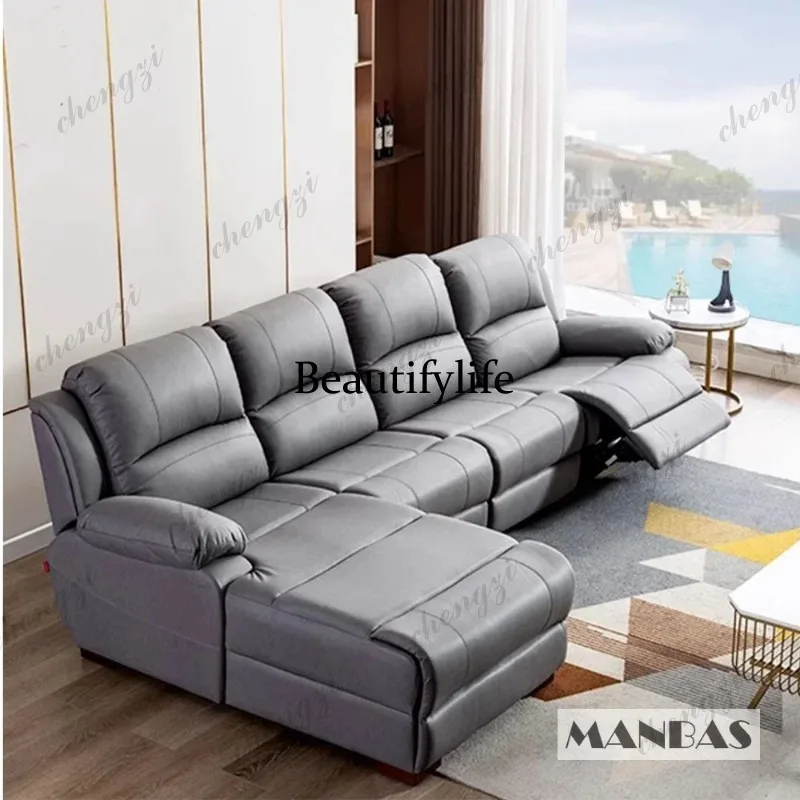 01A Leather Manual Electric Re - đánh giá và giá Home Cinema Couch
