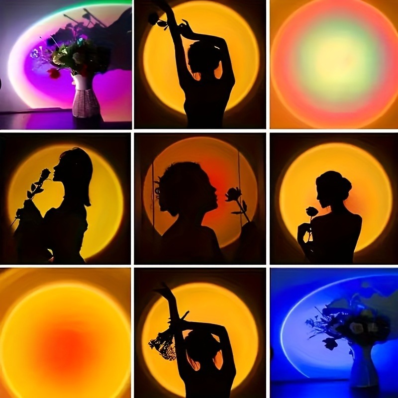 1pc Vibrant Sunset Projection  - đánh giá và giá Home Cinema Led Projector