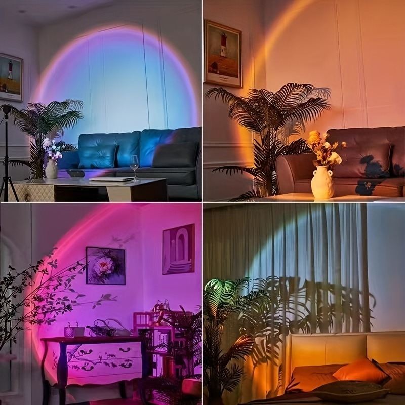 1pc Vibrant Sunset Projection  - đánh giá và giá Home Cinema Led Projector