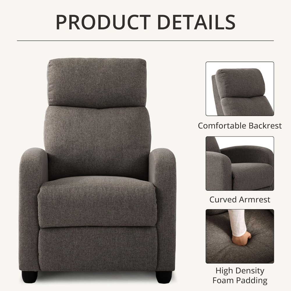 Modern Manual Push Back Reclin - đánh giá và giá Home Cinema Chairs