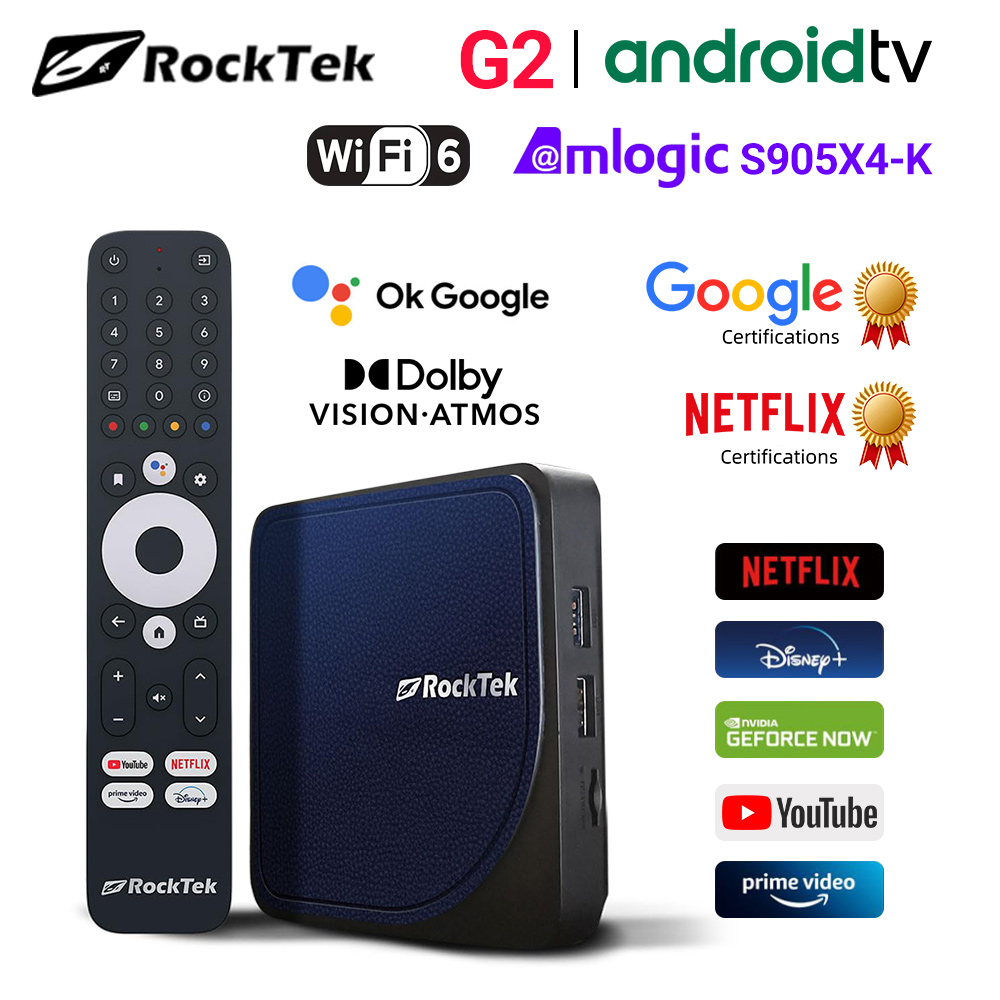RockTek G2 4K Android TV 14 AT - đánh giá và giá Home Cinema Dolby Atmos