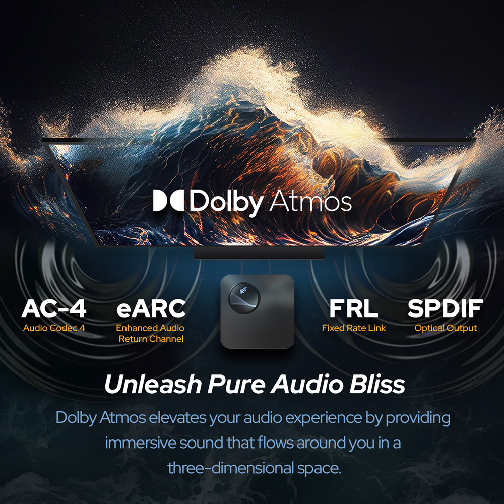 RockTek GX1 UHD Google TV 14 B - đánh giá và giá Home Cinema Dolby Atmos