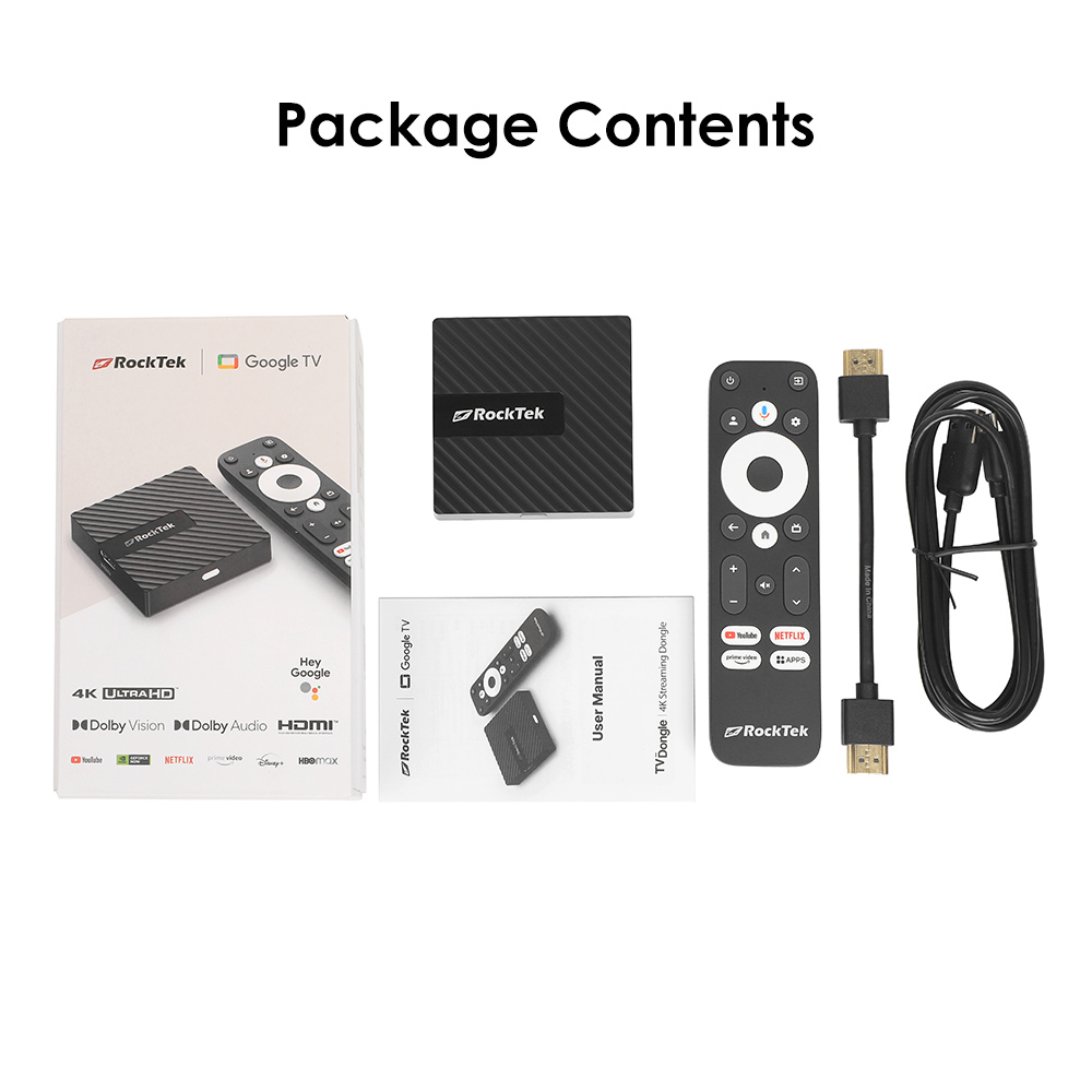 RockTek GB1 TV Dongle Netflix  - đánh giá và giá Home Cinema Dolby Atmos