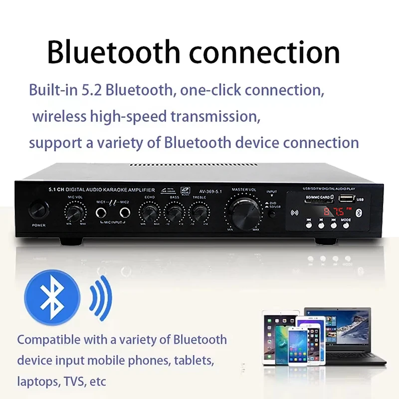 AV-369BT Bluetooth 5.1 Sound S - đánh giá và giá Home Cinema Audio System